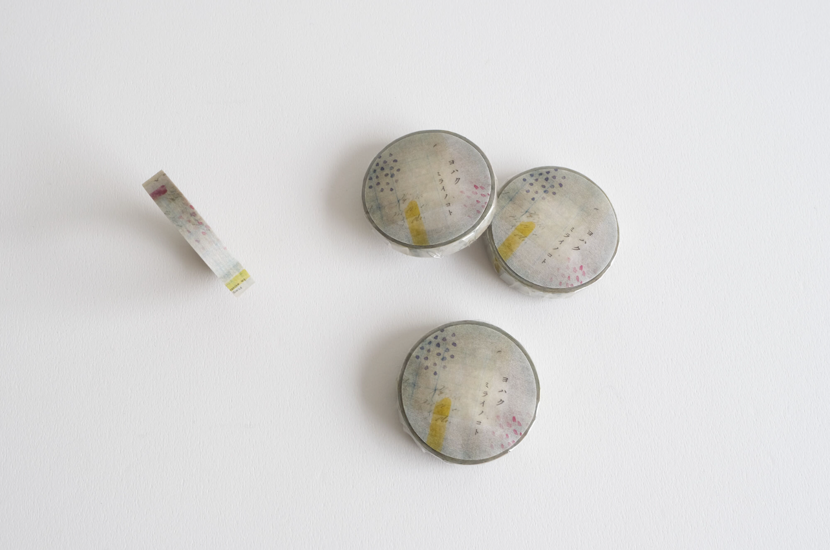 Yohaku Original Washi Tape 7mm- (L-005) Miraikoto