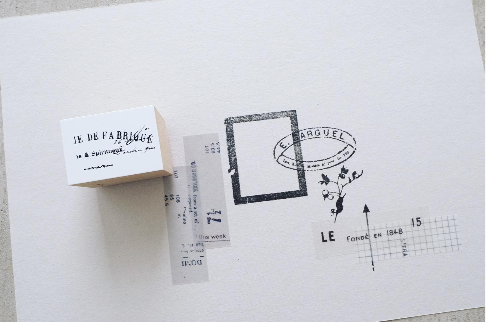 Yohaku Original Rubber Stamp-(S-059) Stamp Collection Vol. 9
