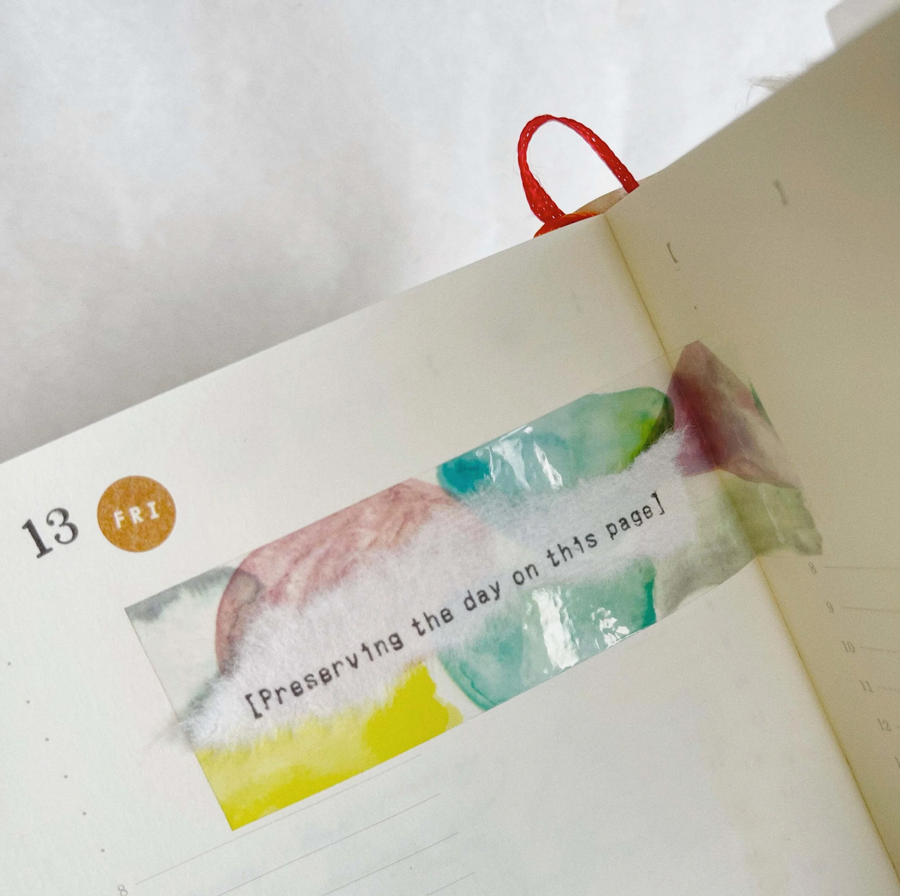 Preserving the day on this page Rubber Stamps