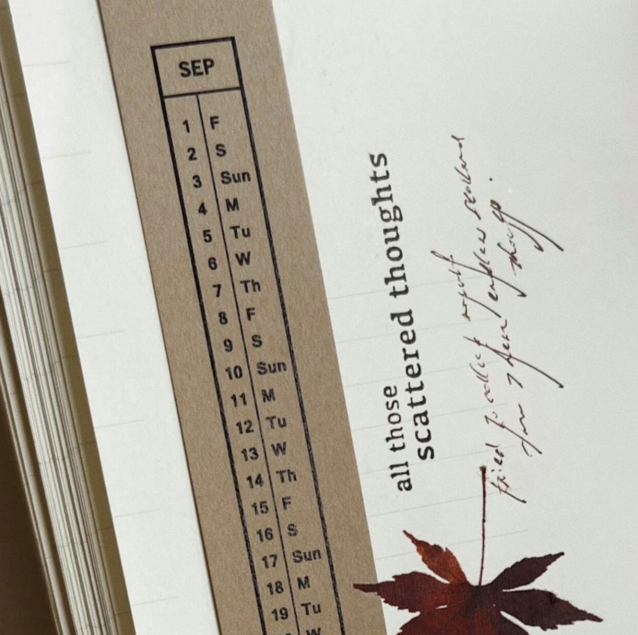 All those scattered thoughts Rubber Stamps