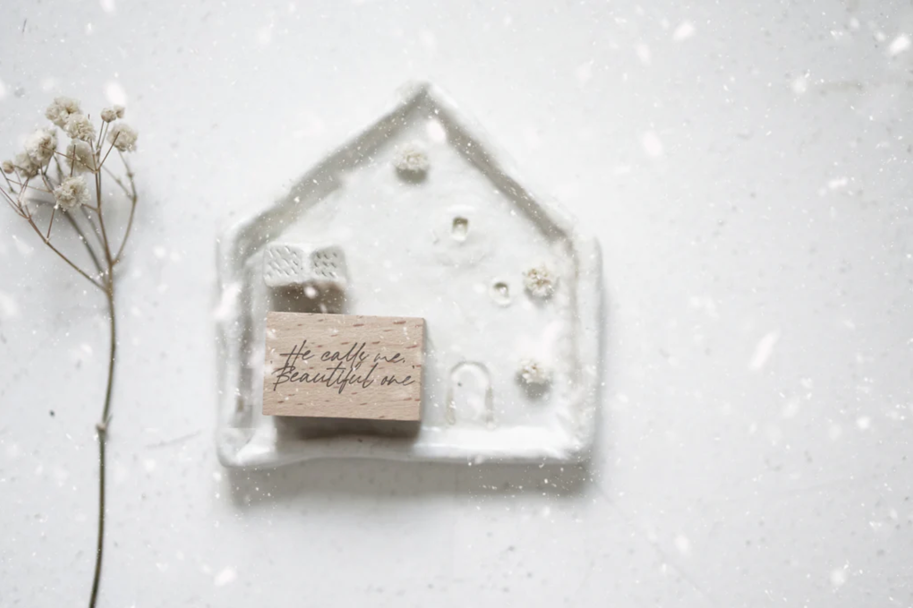 Black Milk Project-Dear God: Beautiful One Rubber Stamp