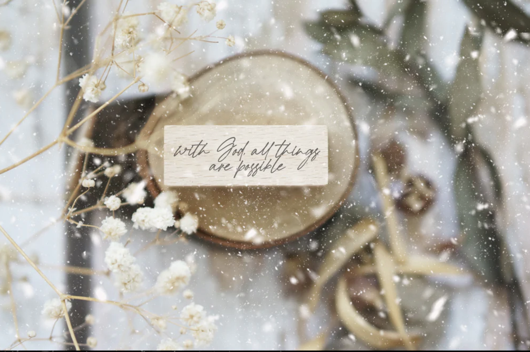 Black Milk Project-Dear God: All Things are Possible Rubber Stamp