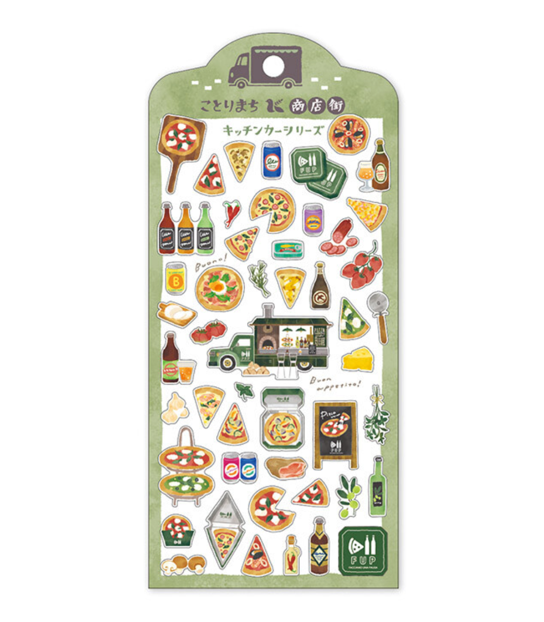 Mindwave Pizza Truck Stickers