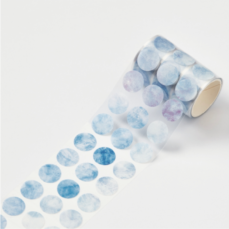Mizutama Dot Washi Sticker Roll: Water Planet