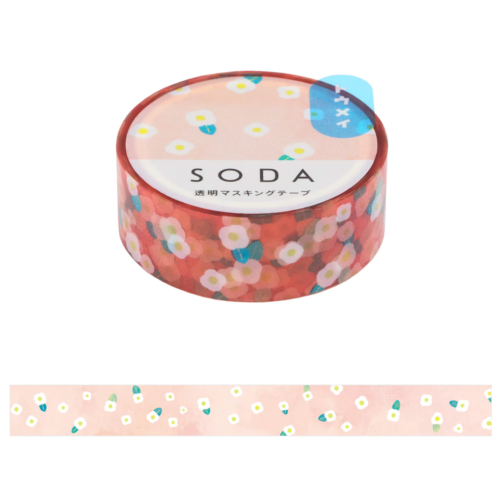 Hitotoki Soda PET Tape-15mm Uraraka (CMT15-013)
