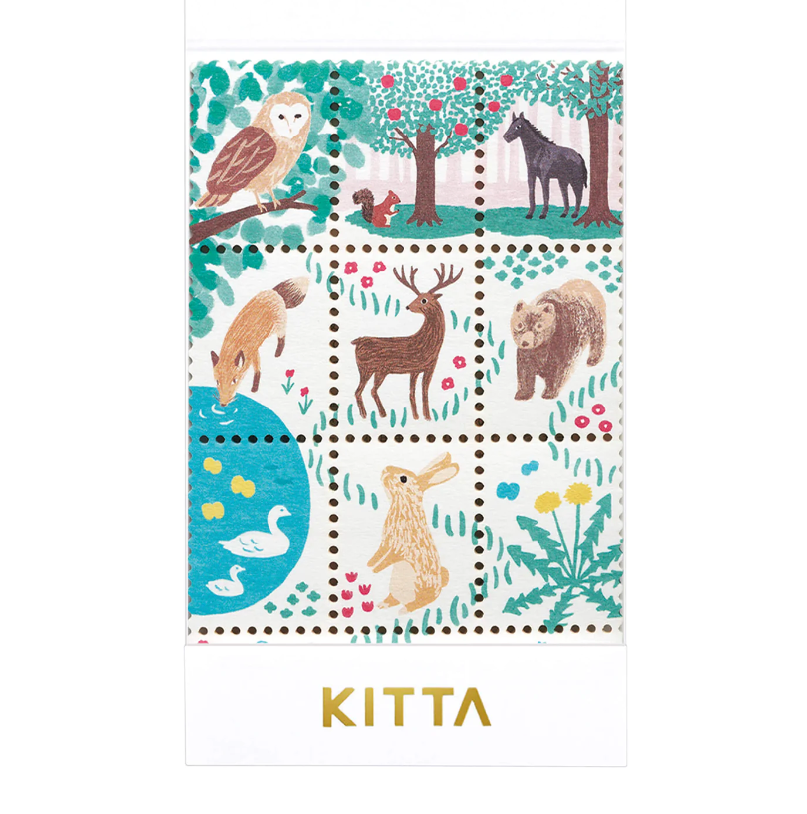 KITTA Special Die-Cut Washi Tape -KITP008 Animal