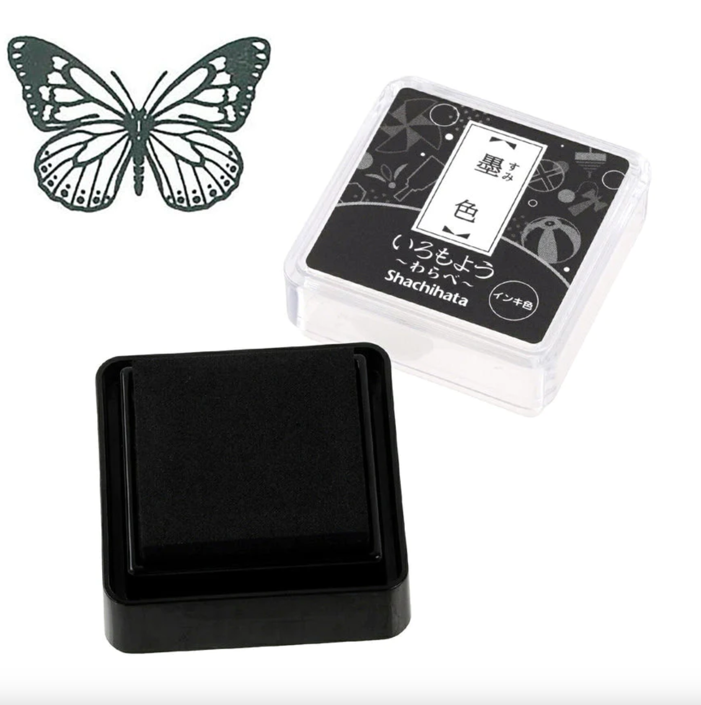 Shachihata Warabe Iromoyo Ink Pad (Mini)- 4 Colours