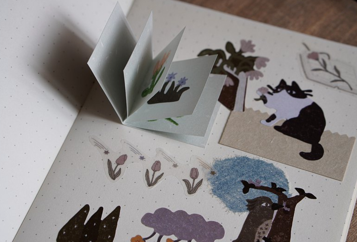 Ivy Snow Green Forest Life Stickers