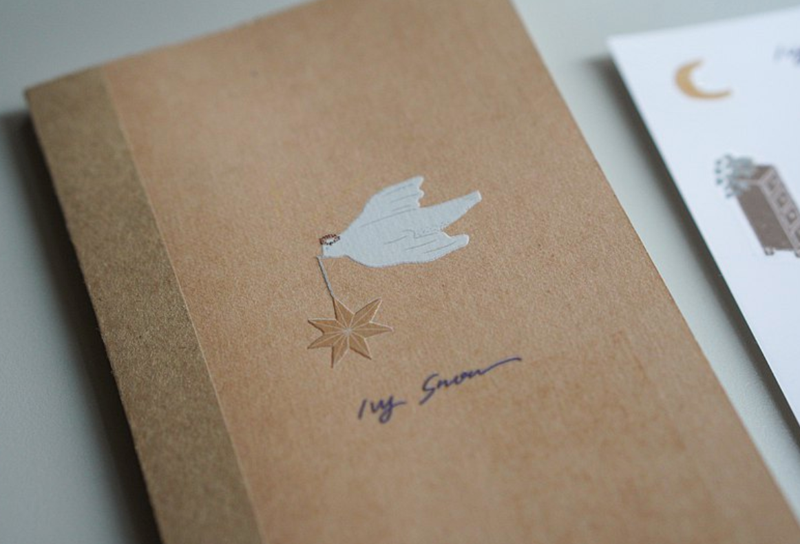 Ivy Snow Seasons Greeting Stickers