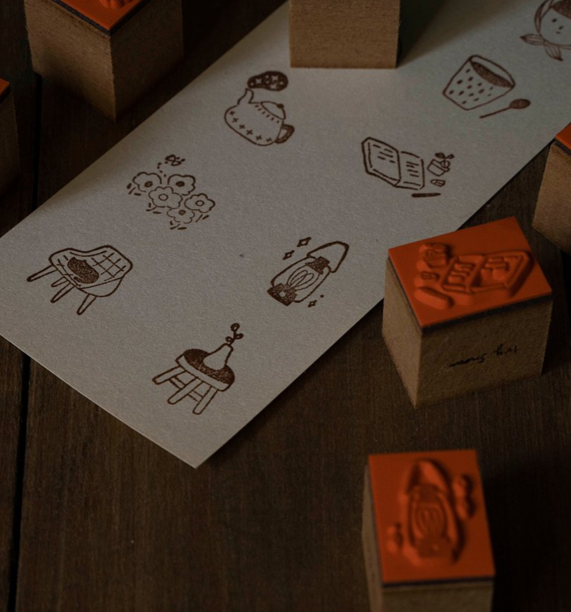 Ivy Snow Daily Rubber Stamp