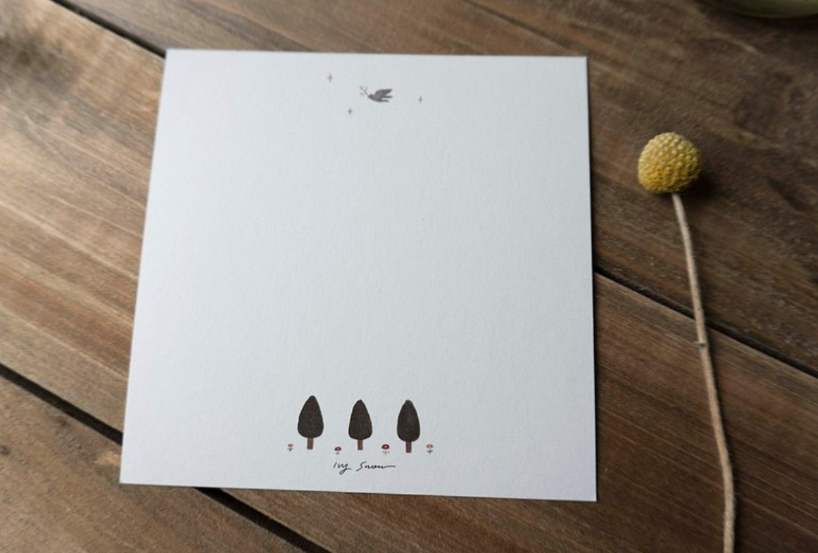 Ivy Snow Going Home Postcard