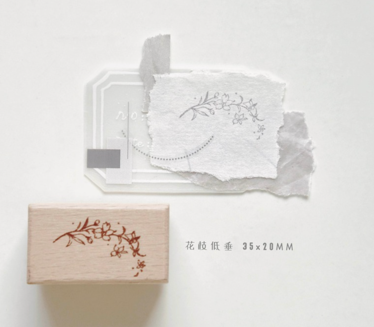 Freckles Tea Vol. 3 Rubber Stamp: Flowers & Leaves (4 designs, sold separately