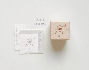 Freckles Tea Vol. 3 Rubber Stamp: Flowers & Leaves (4 designs, sold separately