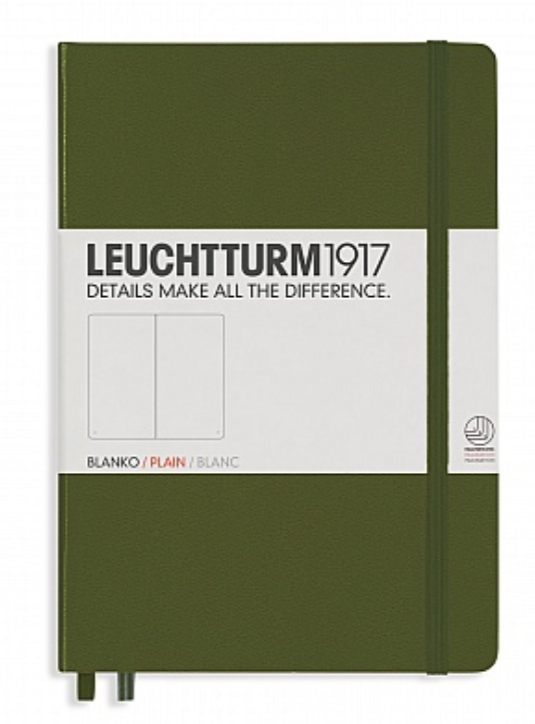 Leuchtturm1917 - A5 Medium Blank Notebook (multiple colours available) - Smidapaper Ikigai Shop