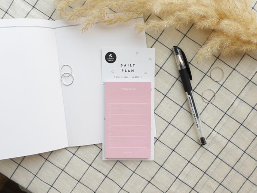 Suatelier Daily Plan Sticky Notes 02 - Smidapaper Ikigai Shop