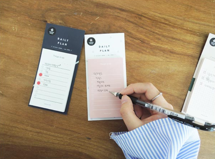 Suatelier Daily Plan Sticky Notes 02 - Smidapaper Ikigai Shop