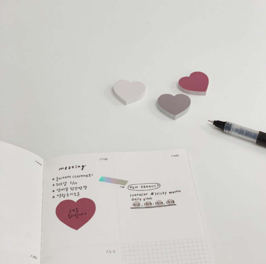 Suatelier Daily Plan Sticky Notes 10 - Smidapaper Ikigai Shop