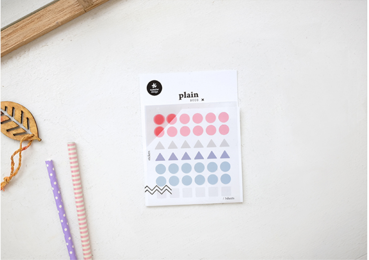 Suatelier Plain Deco x 02 - Smidapaper Ikigai Shop