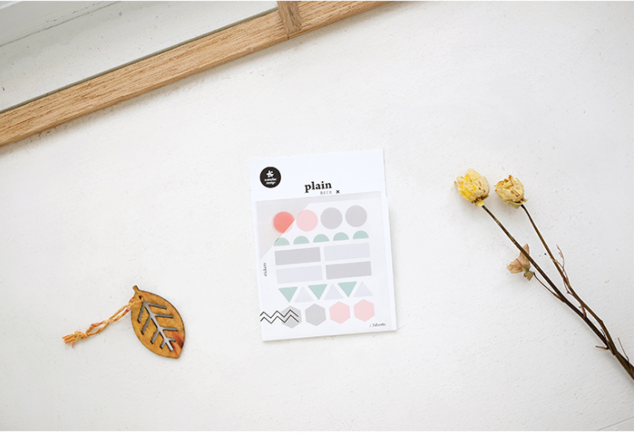 Suatelier Plain Deco x 02 - Smidapaper Ikigai Shop