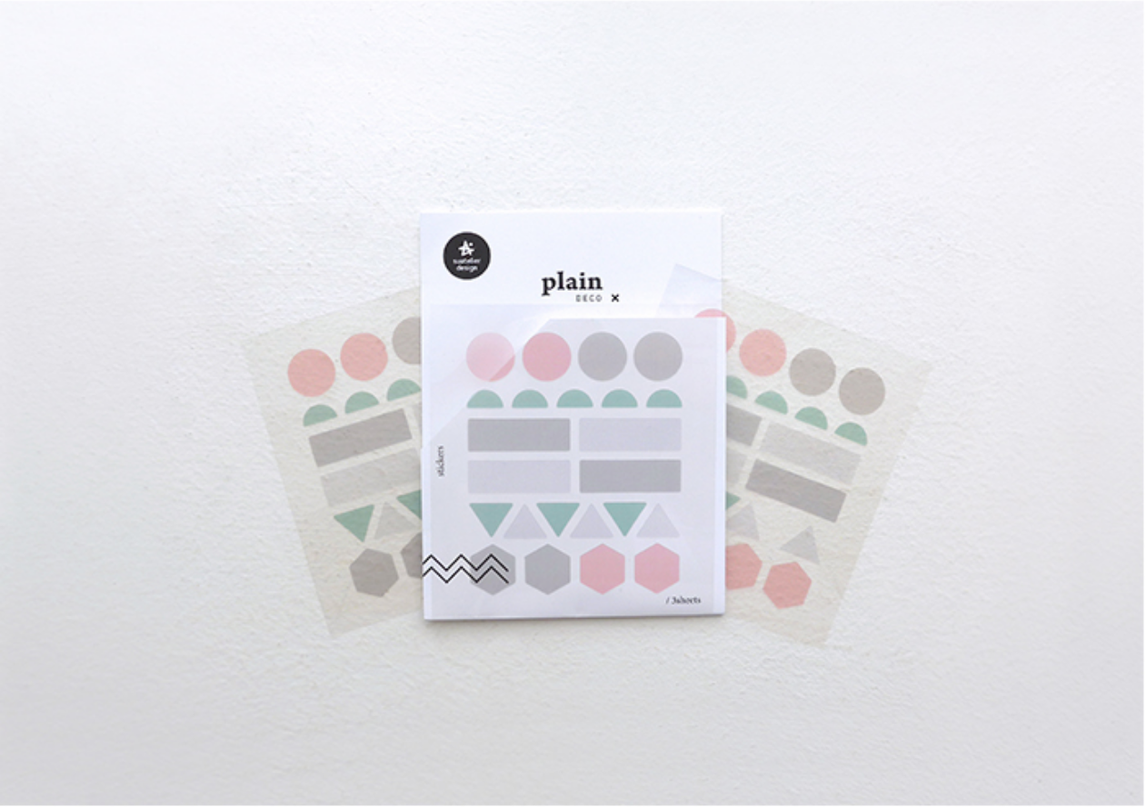 Suatelier Plain Deco x 03 - Smidapaper Ikigai Shop