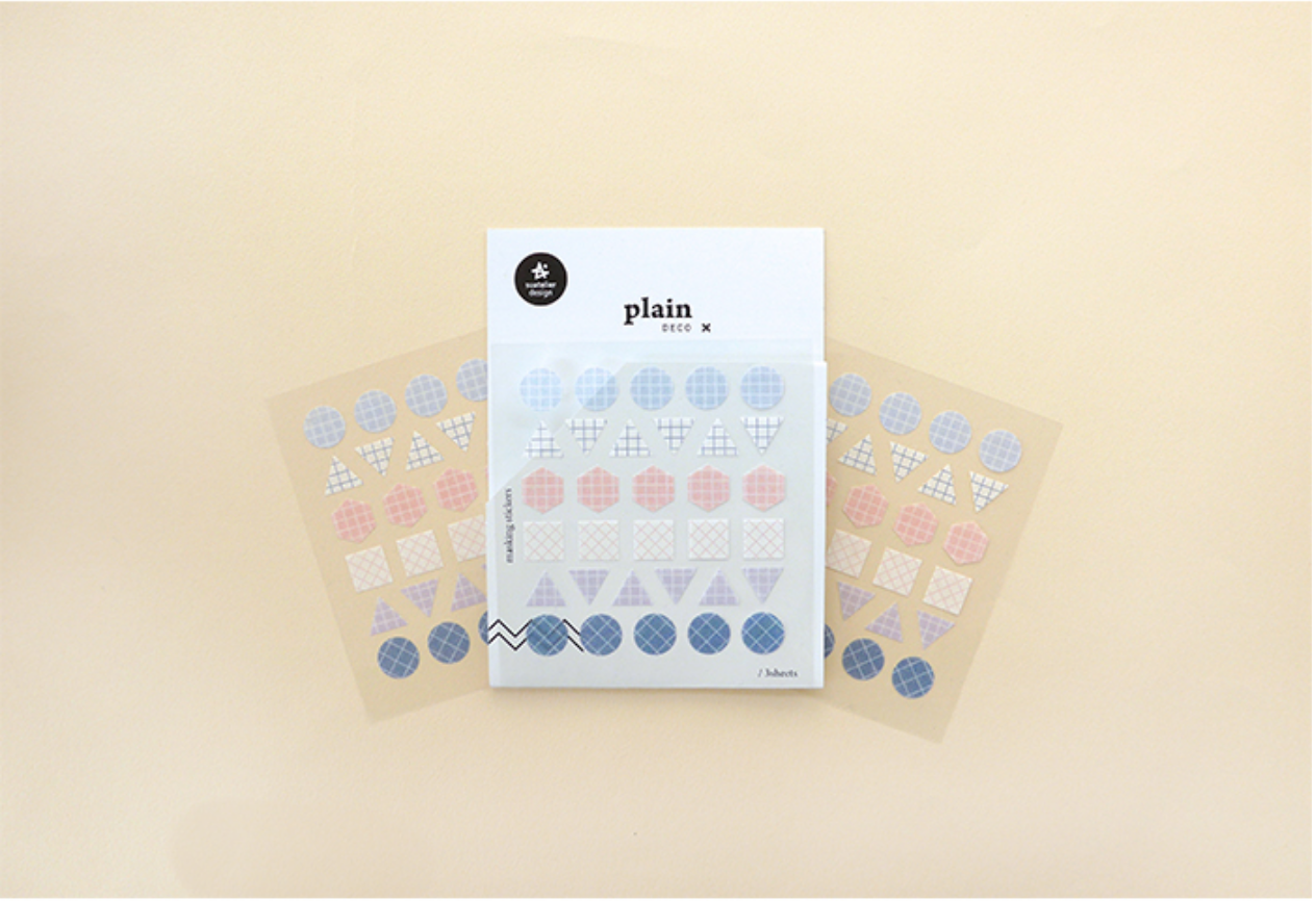 Suatelier Plain Deco x 07 - Smidapaper Ikigai Shop