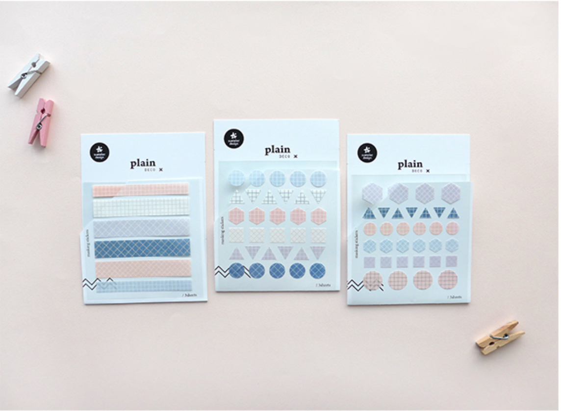 Suatelier Plain Deco x 07 - Smidapaper Ikigai Shop