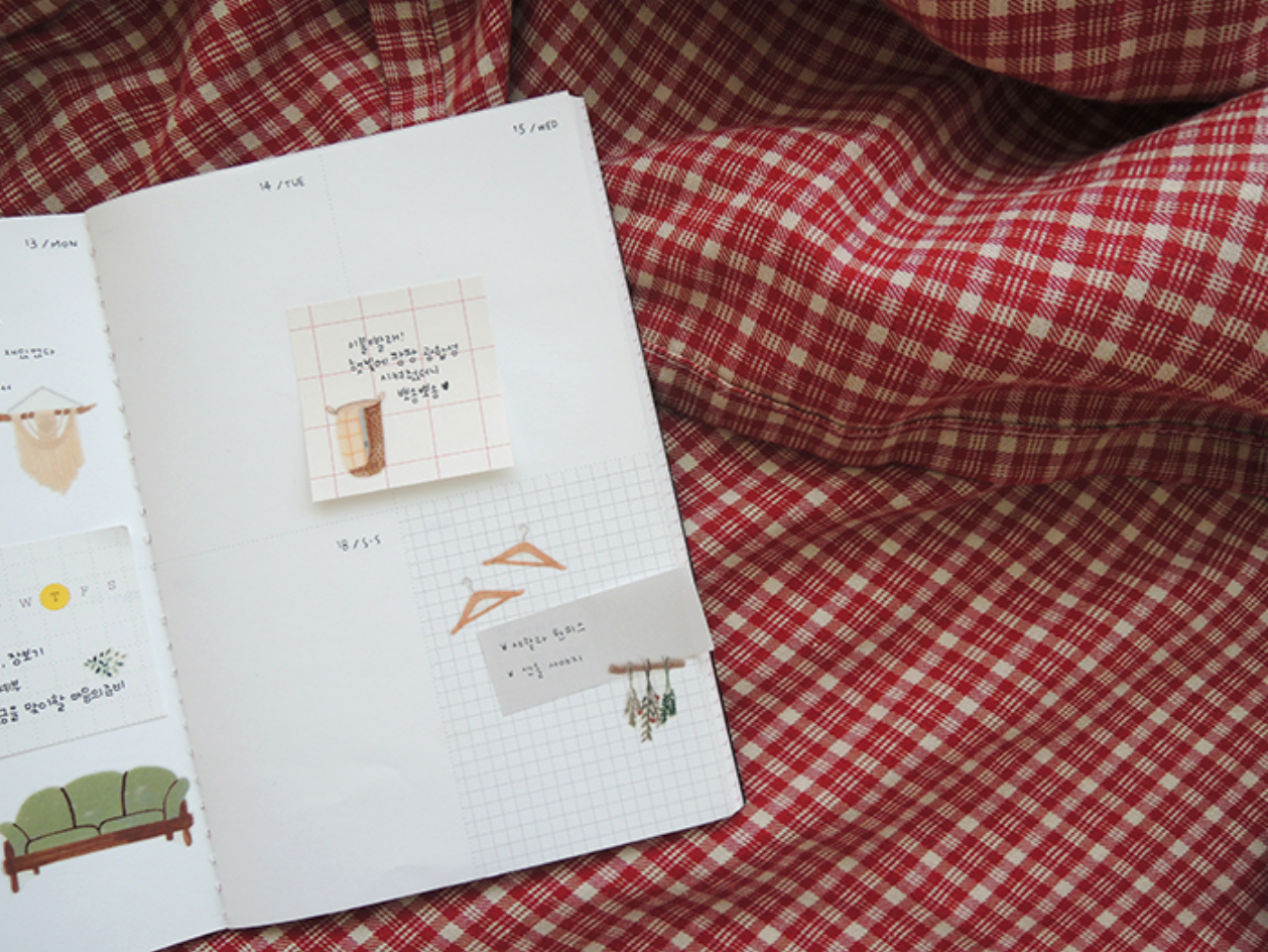 Suatelier Daily Plan Sticky Notes 07 - Smidapaper Ikigai Shop