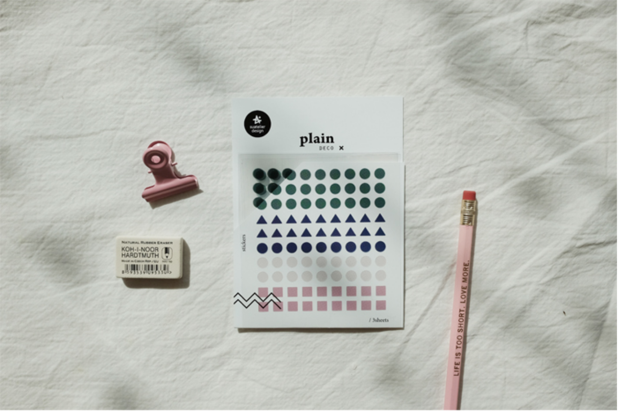 Suatelier Plain Deco x 21 - Smidapaper Ikigai Shop