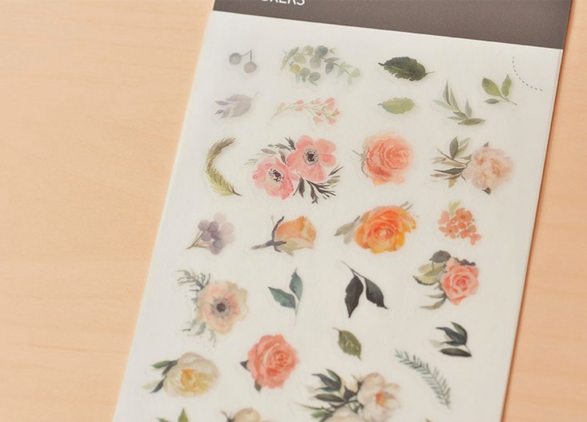 MU Print-On Stickers-064 Spring Day - Smidapaper Ikigai Shop