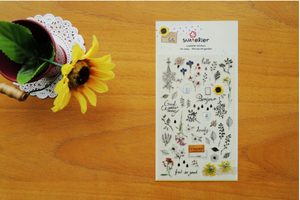 Suatelier - Stickers - The Secret Garden - Smidapaper Ikigai Shop