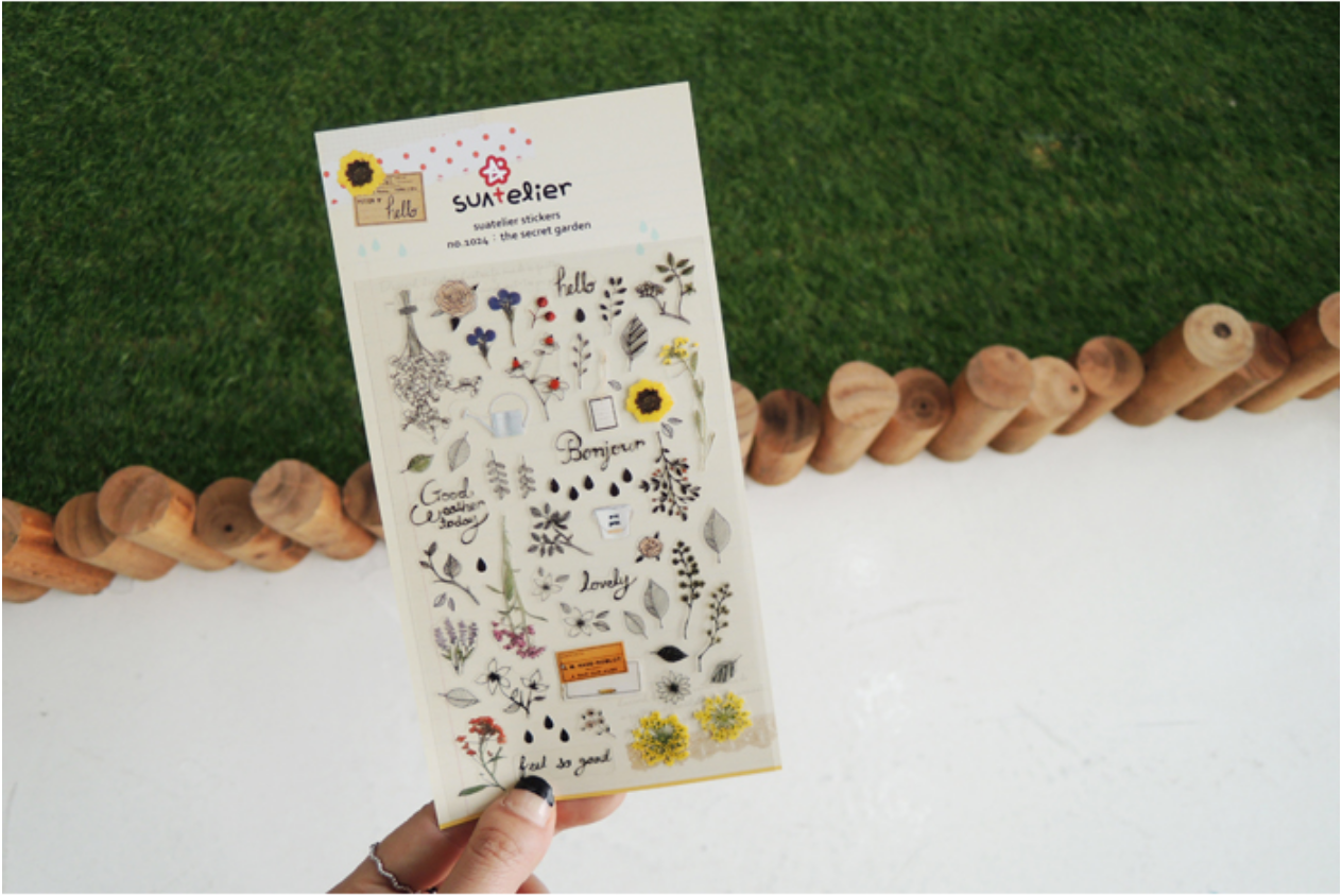 Suatelier - Stickers - The Secret Garden - Smidapaper Ikigai Shop