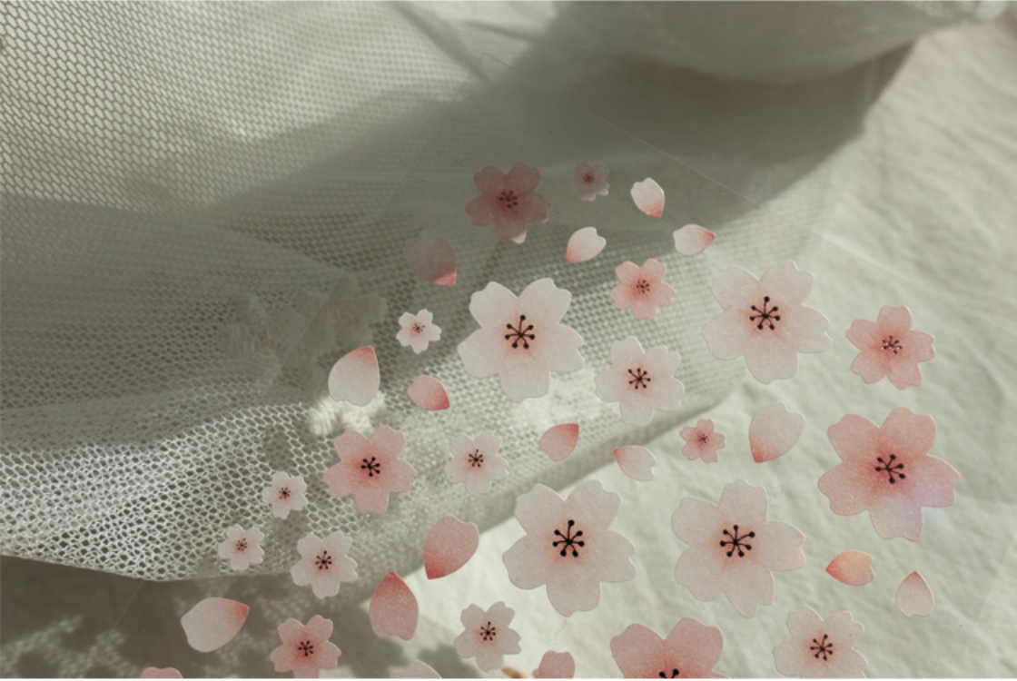 Suatelier - Stickers - Blossom Day - Smidapaper Ikigai Shop