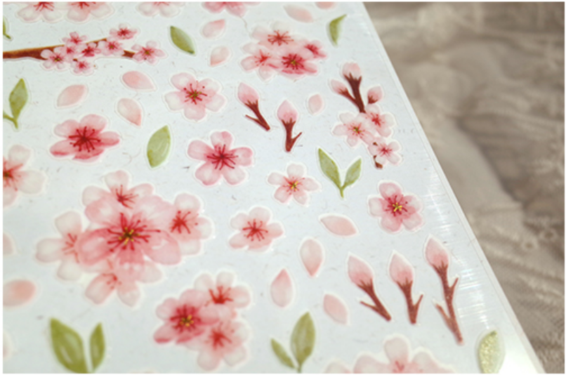 Suatelier - Stickers - Water Blossom - Smidapaper Ikigai Shop