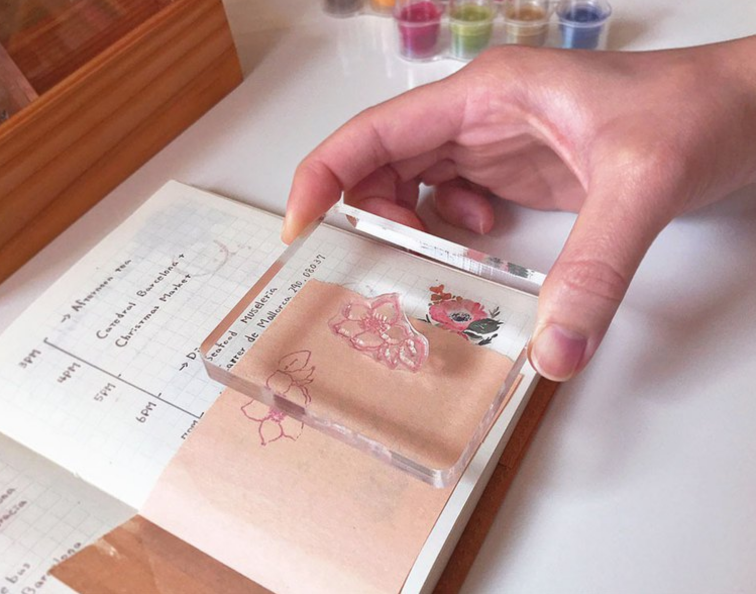 MU Lifestyle | Acrylic Block for Stamp - Smidapaper Ikigai Shop