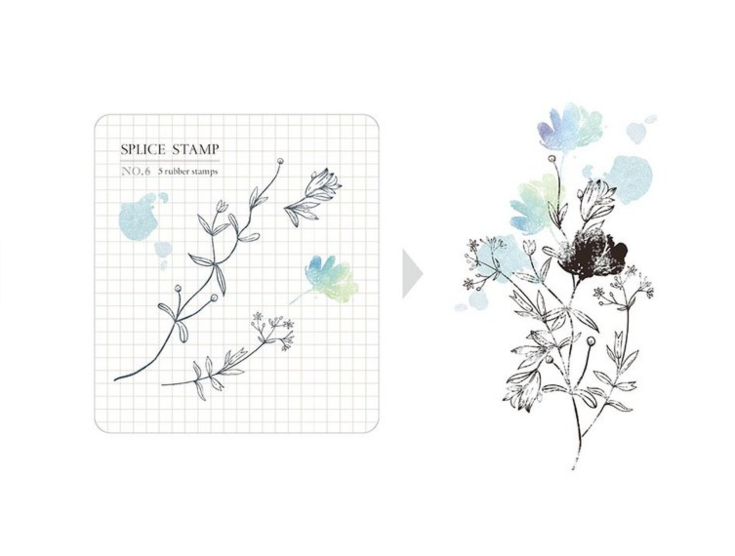 MU Lifestyle Splice Stamp | No. 6 - Smidapaper Ikigai Shop