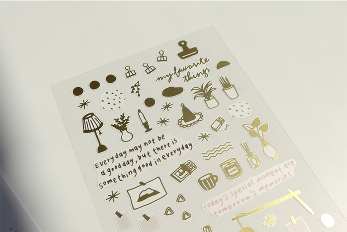 Suatelier On The Desk Stickers - Smidapaper Ikigai Shop