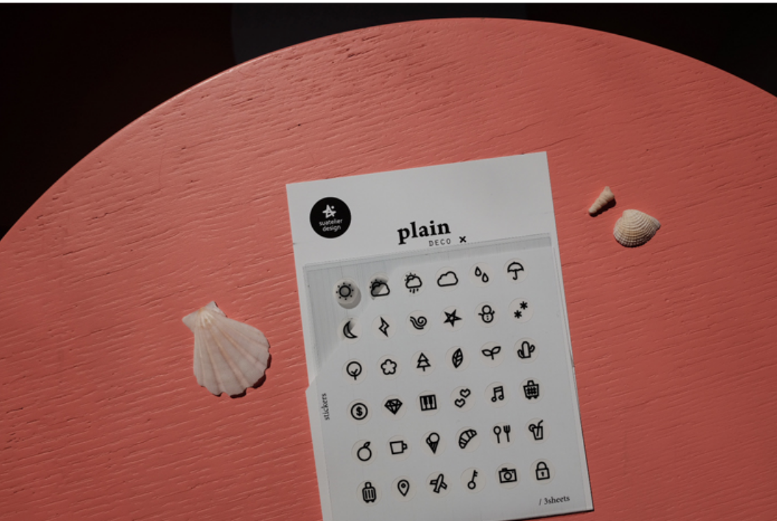 Suatelier Plain Deco x 27 - Smidapaper Ikigai Shop