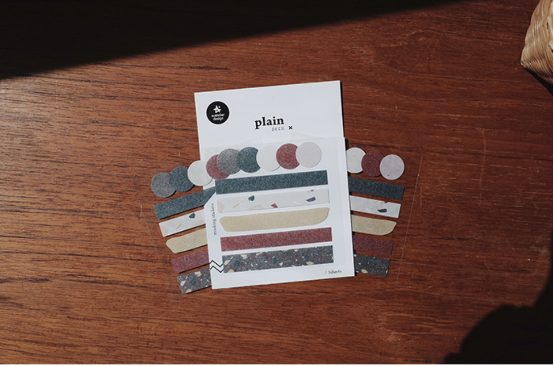 Suatelier Plain Deco x 31 - Smidapaper Ikigai Shop