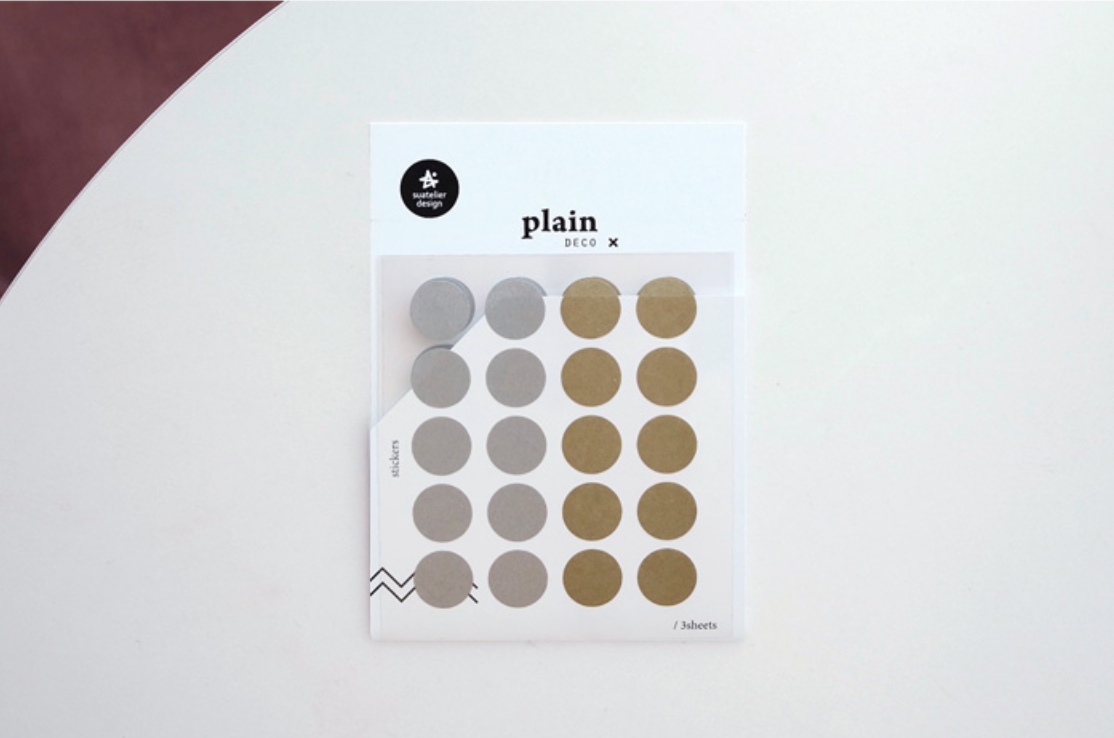 Suatelier Plain Deco x 38 - Smidapaper Ikigai Shop