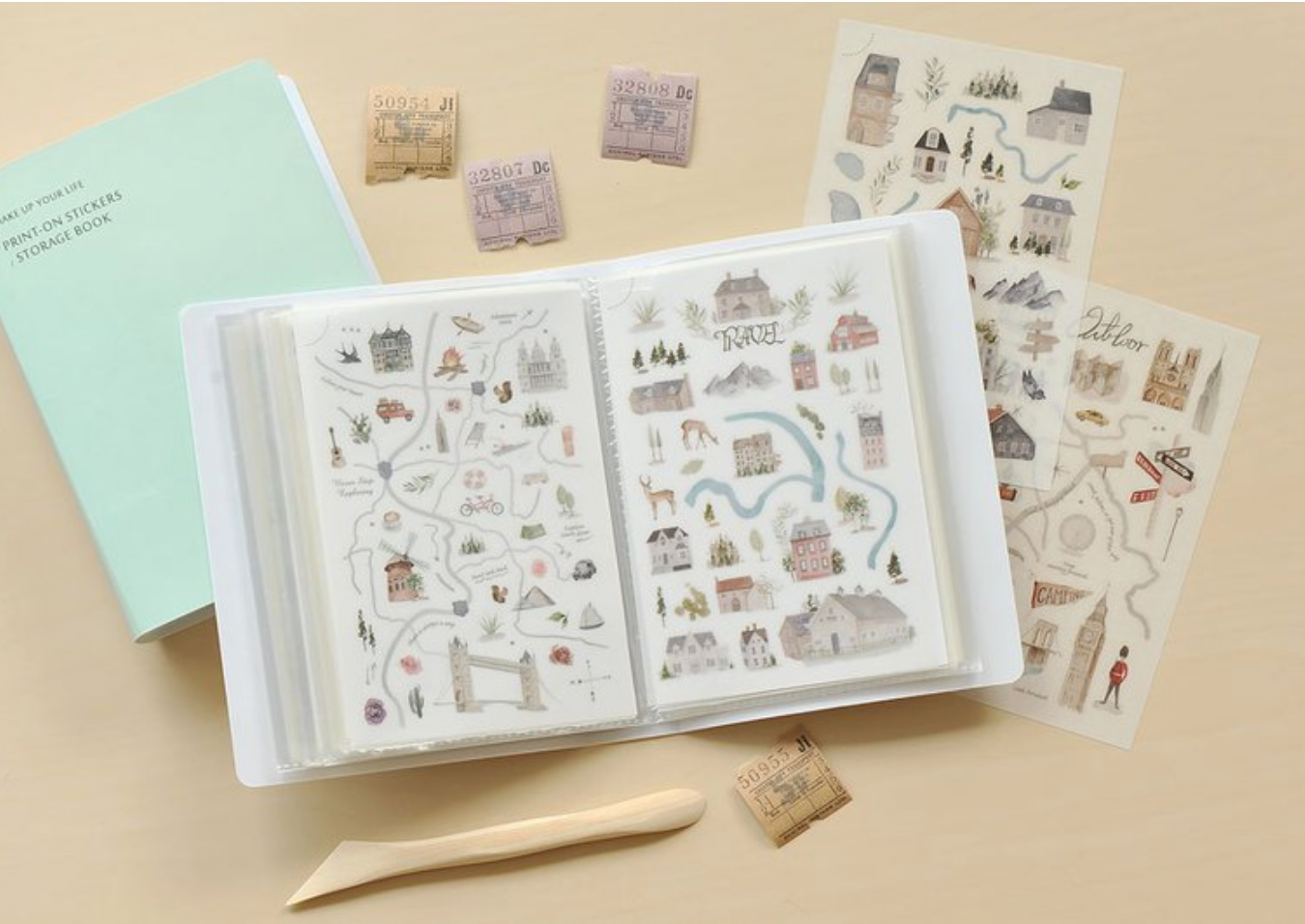 MU Storage Book for Print On Stickers (7 Colours, sold separately) - Smidapaper Ikigai Shop