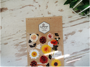 Suatelier - Stickers - Flower Dance - Smidapaper Ikigai Shop