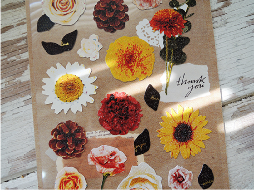 Suatelier - Stickers - Flower Dance - Smidapaper Ikigai Shop