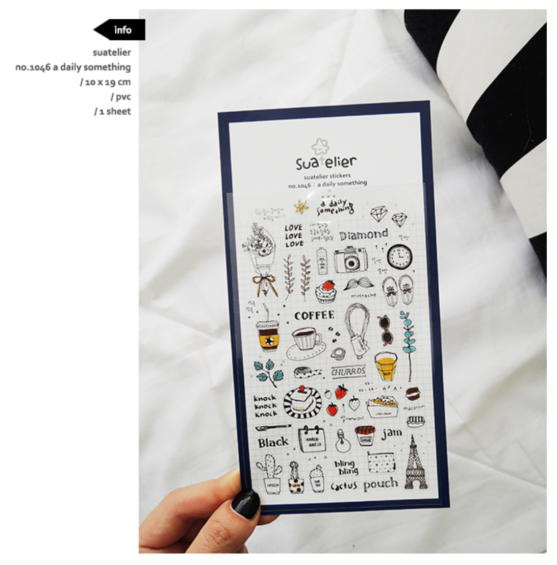Suatelier - Stickers - A Daily Something - Smidapaper Ikigai Shop