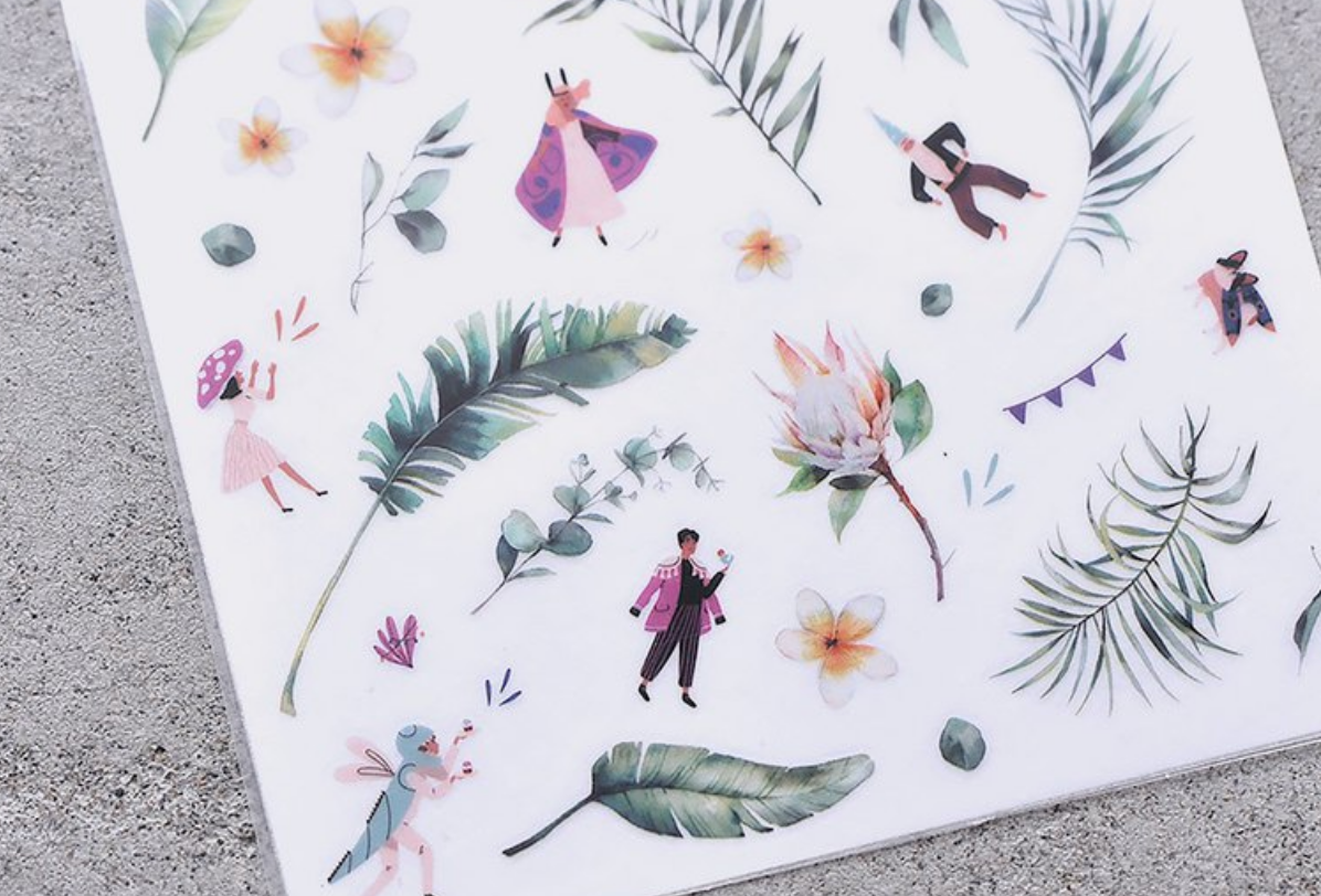 MU Print-On Stickers-079 Bloom & Grow - Smidapaper Ikigai Shop