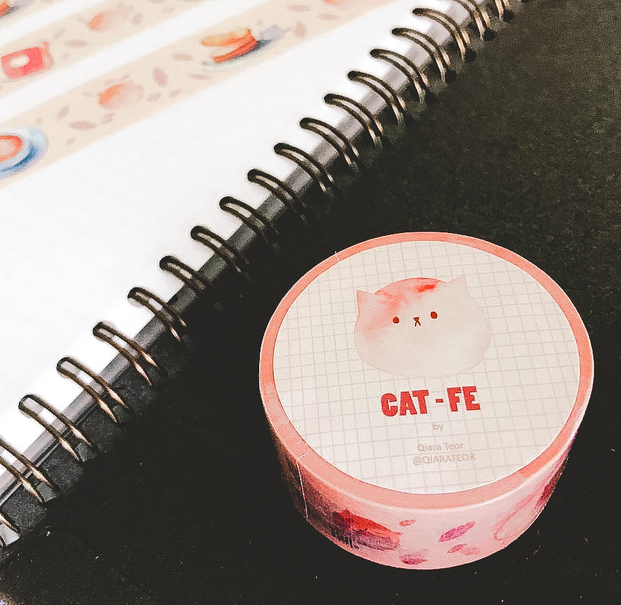 Catfe Washi Tap - Smidapaper Ikigai Shop