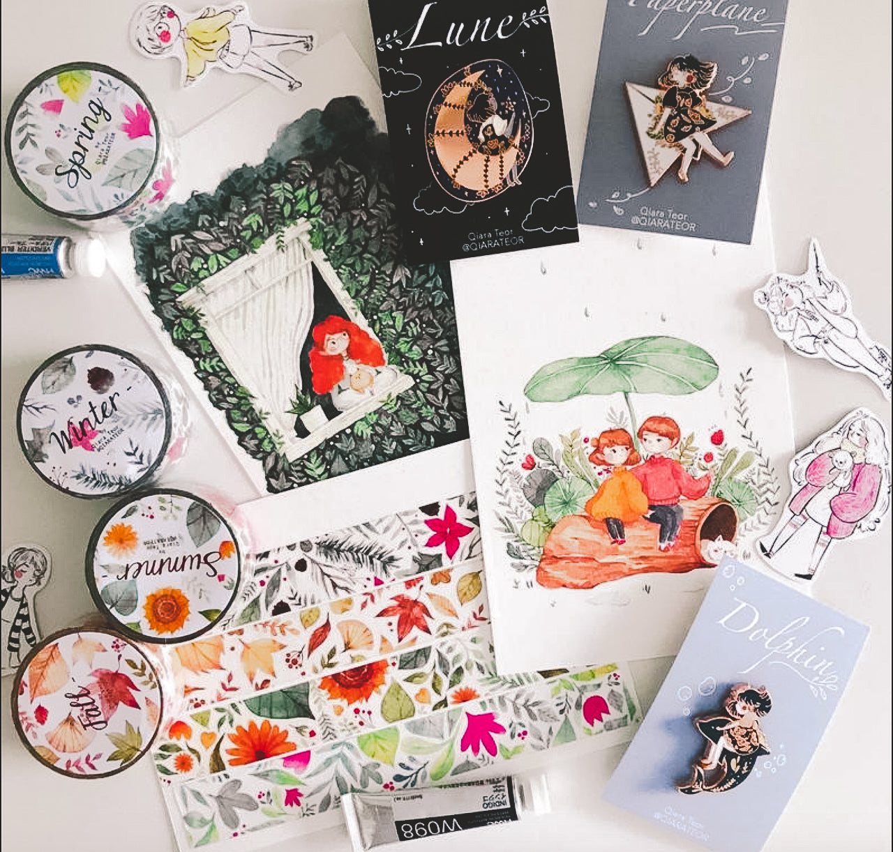 Four Seasons Washi Tape - Smidapaper Ikigai Shop