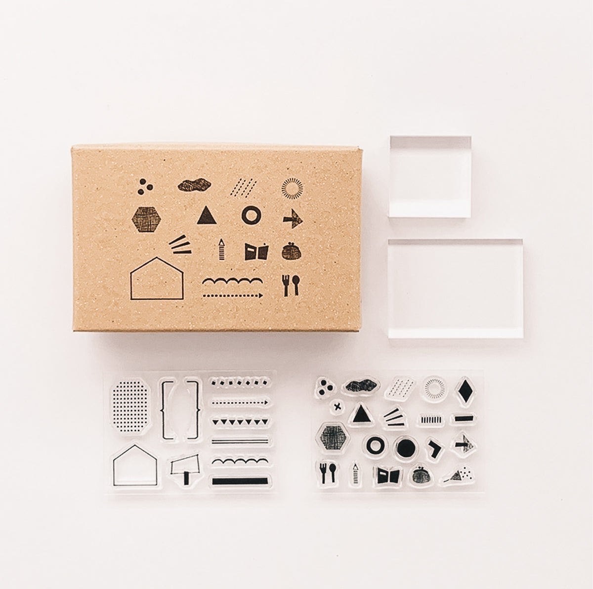Jizai Clear Stamp: Journal Set - Smidapaper Ikigai Shop