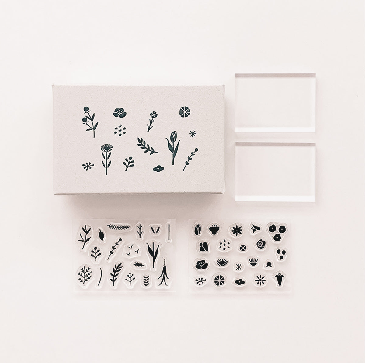 Jizai Clear Stamp: Wildflowers - Smidapaper Ikigai Shop