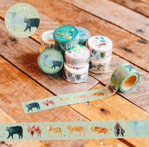 Animals Washi Tape - Smidapaper Ikigai Shop