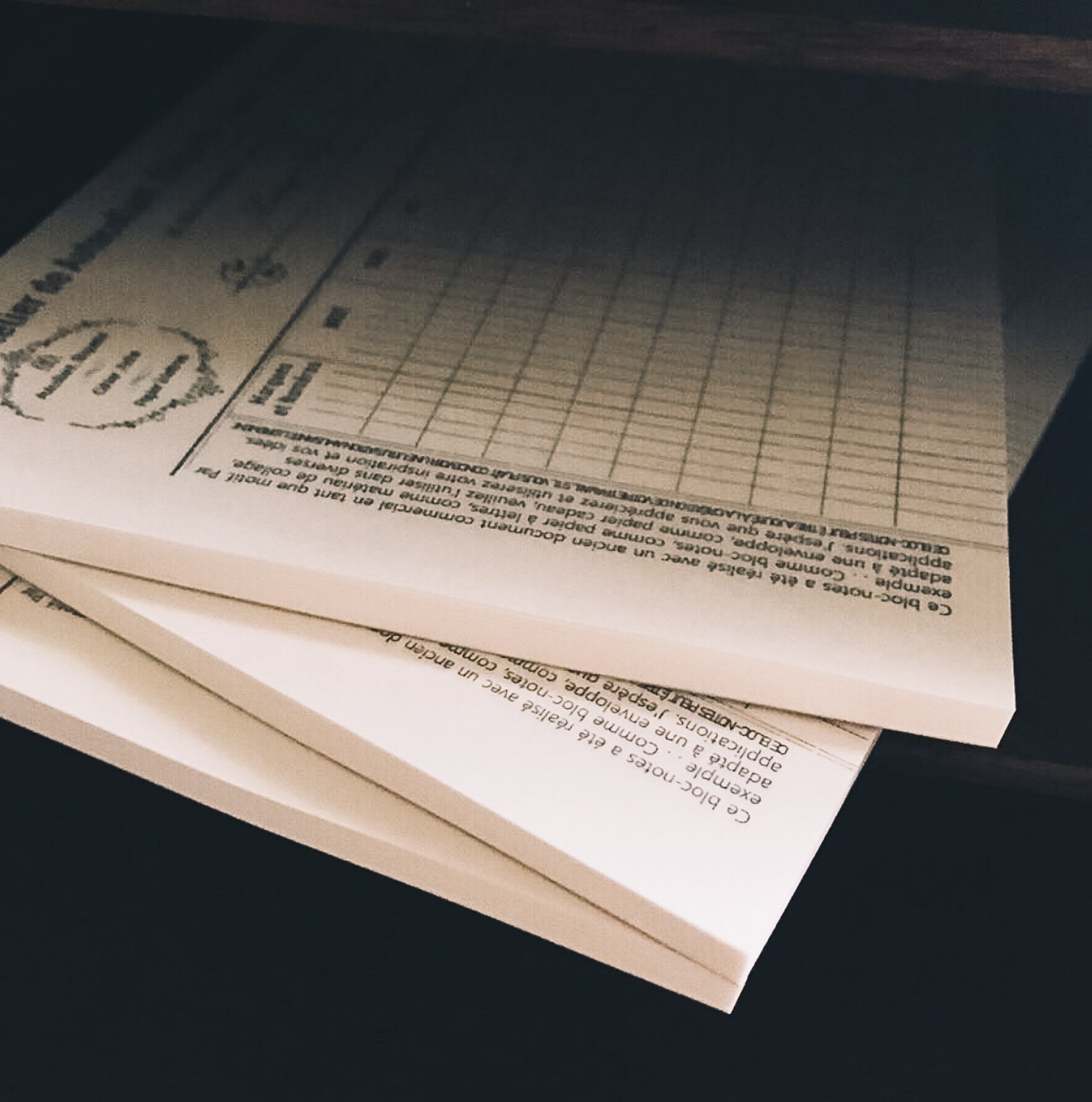 Lamp x Paperi Vintage Voucher Style Notepad (White) - Smidapaper Ikigai Shop
